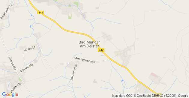 Karte Bad Münder am Deister