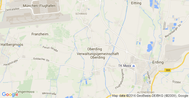 Karte Oberding