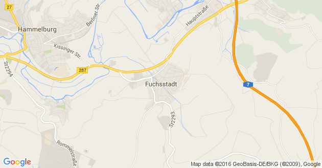 Karte Fuchsstadt