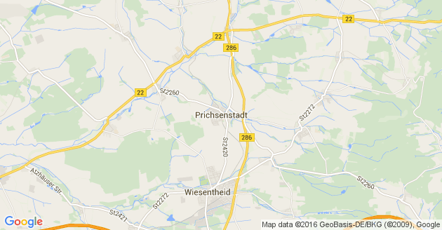 Karte Prichsenstadt