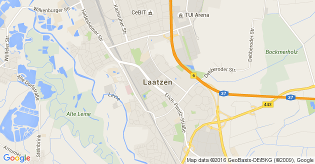 Karte Laatzen