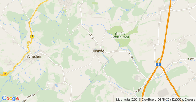 Karte Jühnde