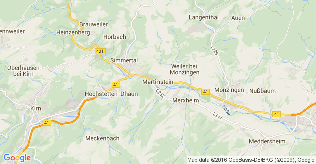 Karte Martinstein