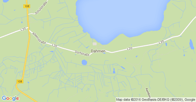 Karte Dahmen