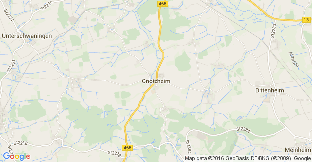 Karte Gnotzheim