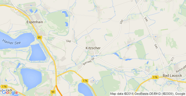 Karte Kitzscher