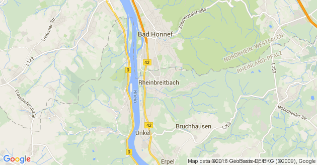 Karte Rheinbreitbach
