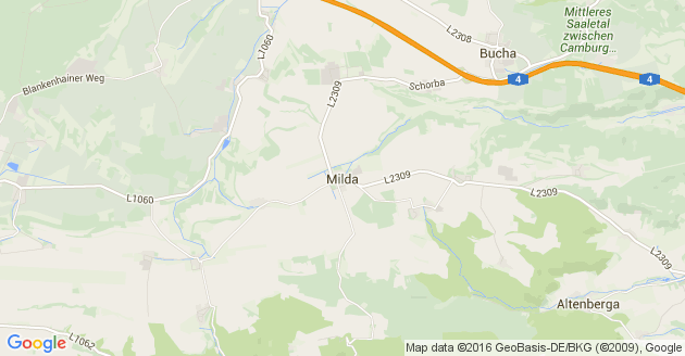 Karte Milda