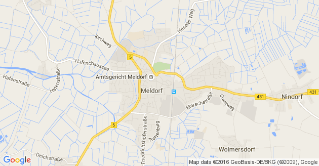 Karte Meldorf