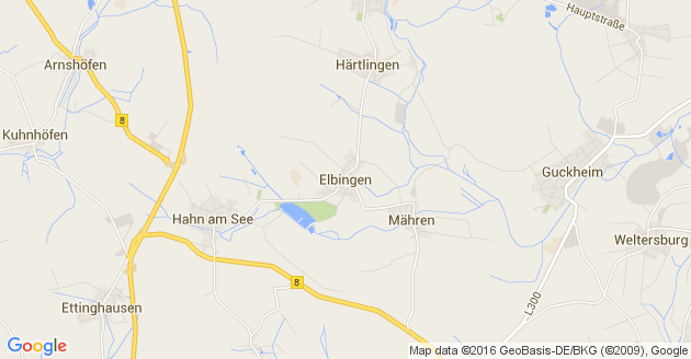 Karte Elbingen im Westerwald