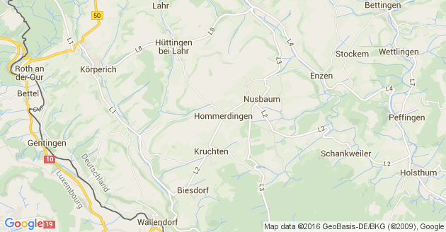 Karte Hommerdingen