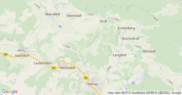Karte Grub bei Suhl