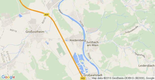 Karte Niedernberg