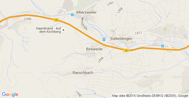 Karte Birkweiler