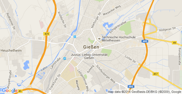 Karte Gießen