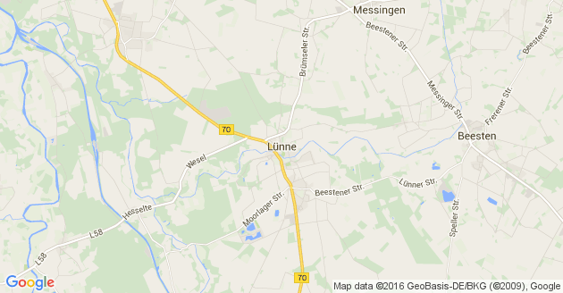 Karte Lünne