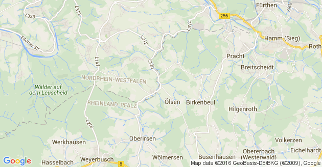 Karte Niederirsen