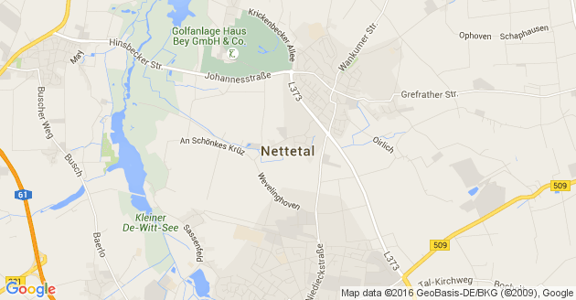 Karte Nettetal