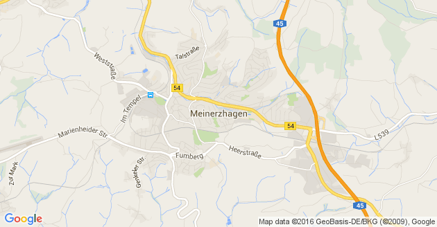 Karte Meinerzhagen