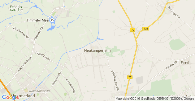 Karte Neukamperfehn