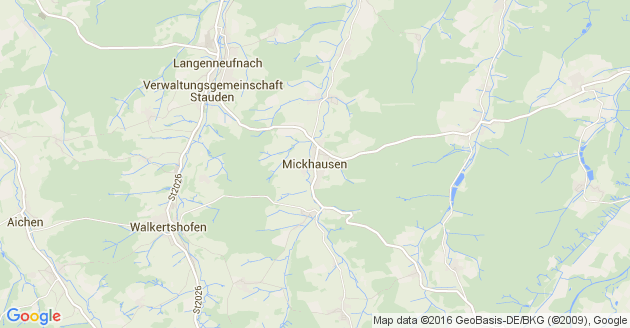 Karte Mickhausen