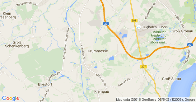 Karte Krummesse