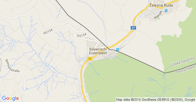 Karte Bayerisch Eisenstein