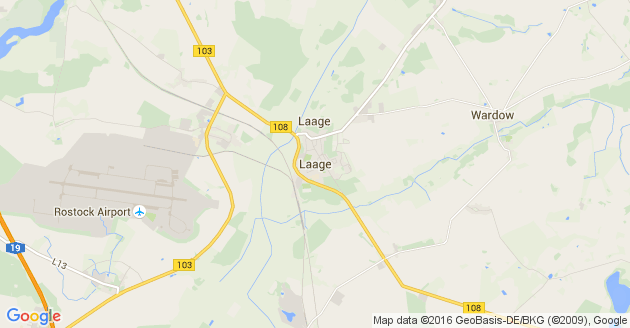 Karte Laage