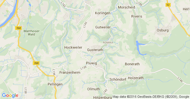 Karte Gusterath