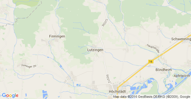 Karte Lutzingen