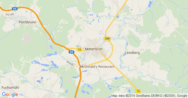 Karte Mitterteich