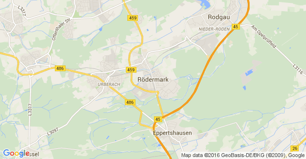 Karte Rödermark
