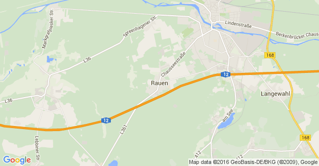 Karte Rauen