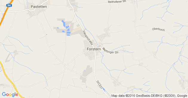 Karte Forstern in Oberbayern