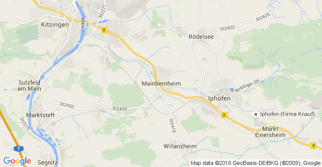 Karte Mainbernheim
