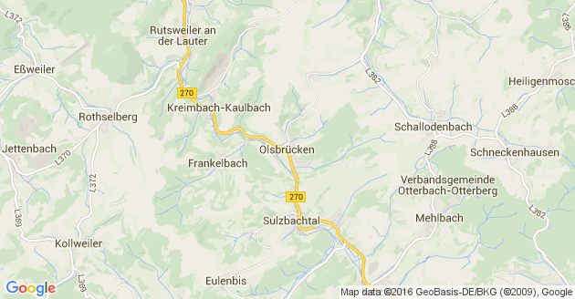 Karte Olsbrücken
