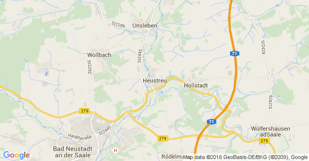 Karte Heustreu