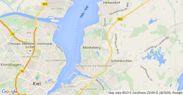 Karte Mönkeberg
