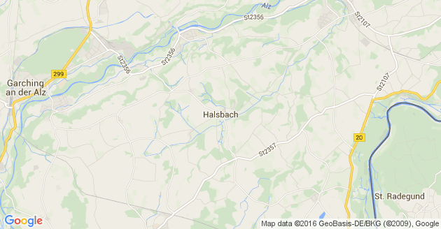 Karte Halsbach