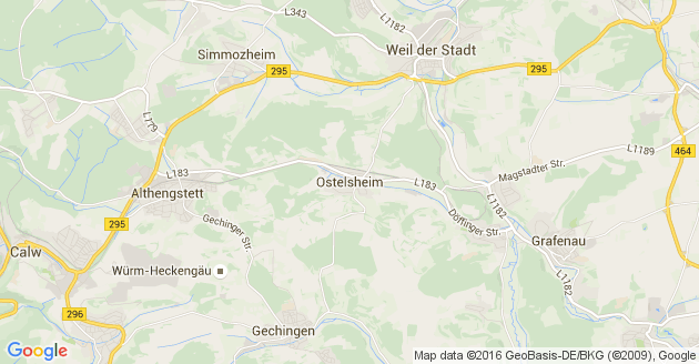 Karte Ostelsheim