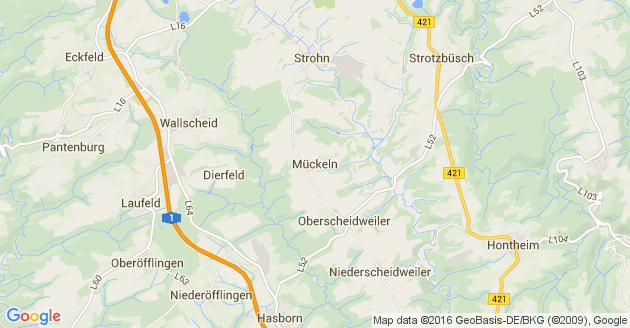 Karte Mückeln