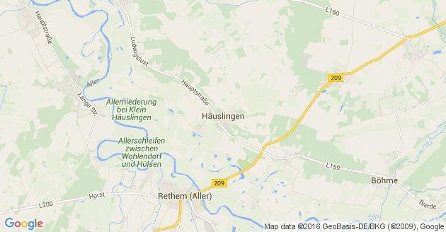 Karte Häuslingen