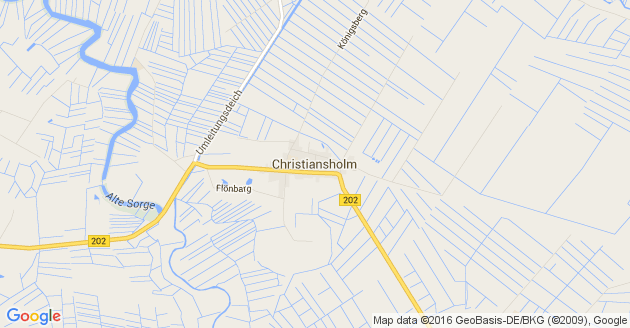 Karte Christiansholm