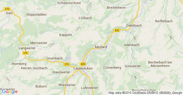 Karte Grumbach Glan