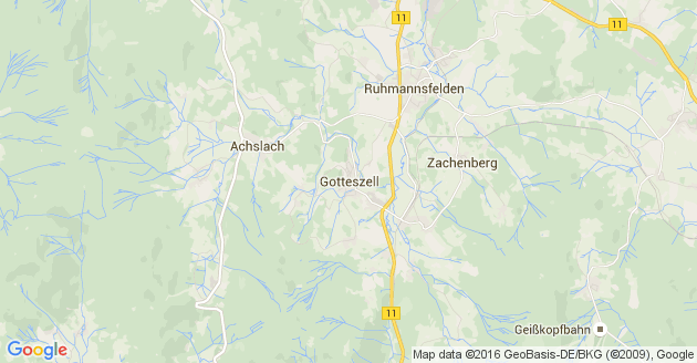 Karte Gotteszell