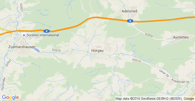 Karte Horgau