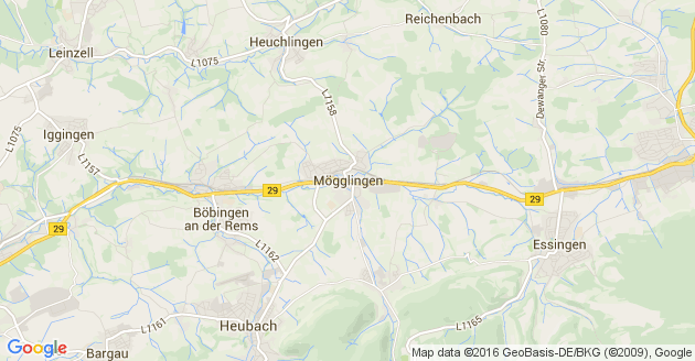 Karte Mögglingen