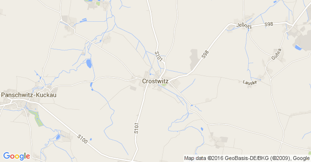 Karte Crostwitz              