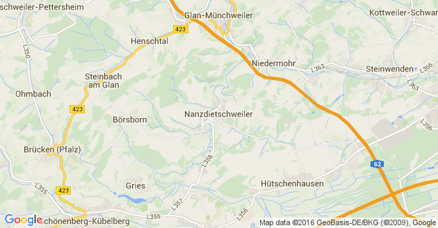 Karte Nanzdietschweiler