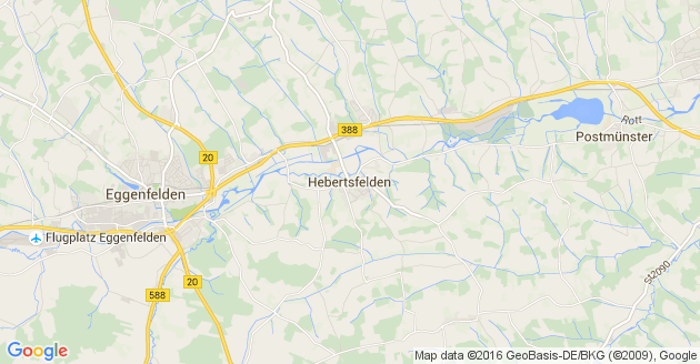 Karte Hebertsfelden